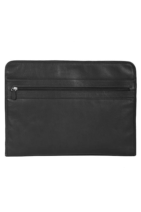 Scully Italian Leather Zippered Business Portfolio with Tablet Pocket