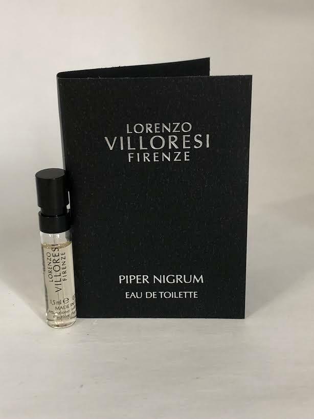Lorenzo Villoresi Firenze Piper Nigrum official perfume sample 2ml 0.06 fl. o.z.