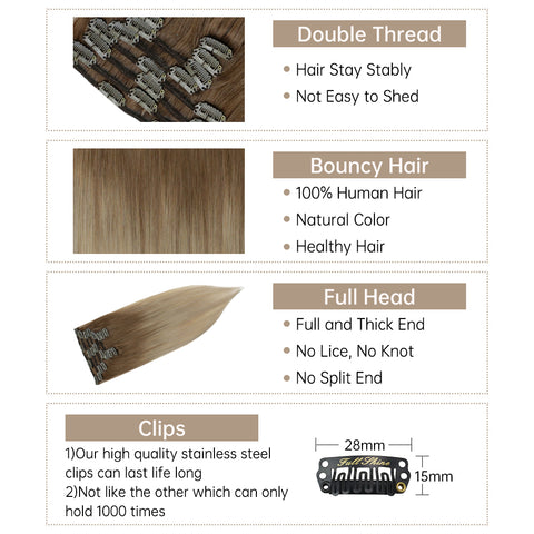 clip in human hair extensions