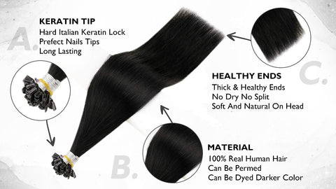 u tip hair extensions human hair