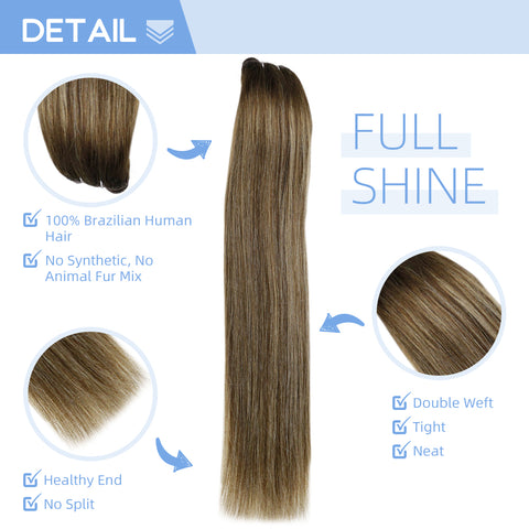 human hair wefts sew in