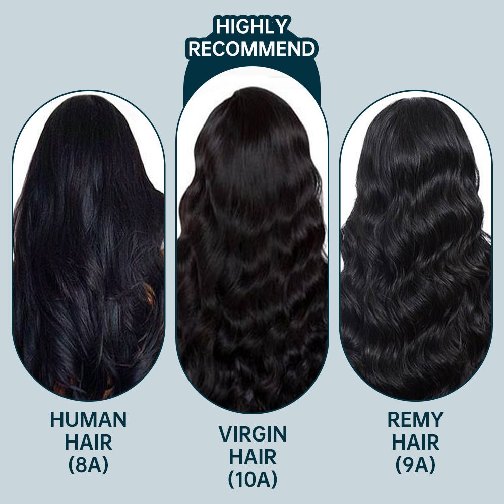 Virgin tape in hair