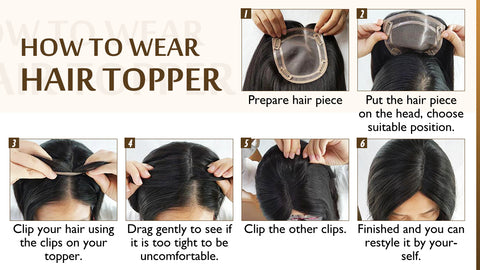 hair wig toppers