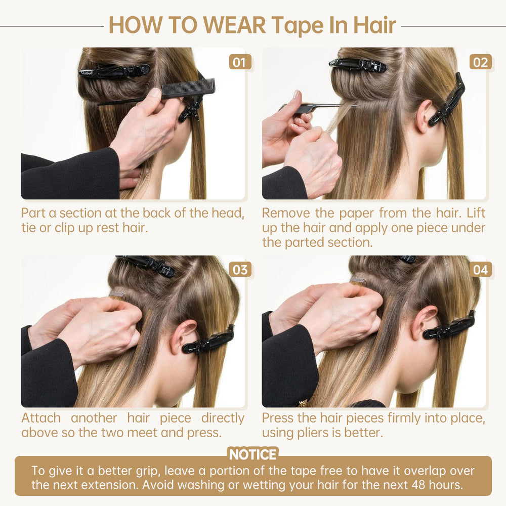 tape in hair