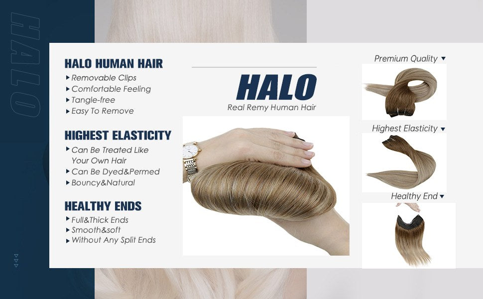 halo human hair