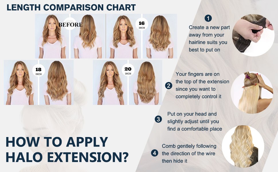 halo human hair