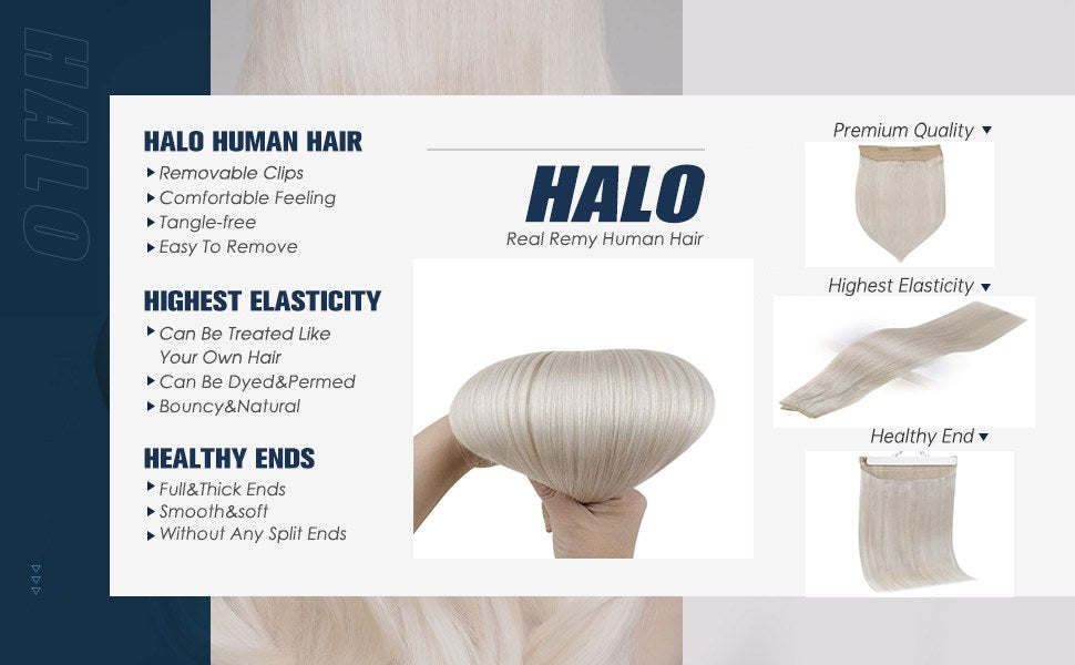 halo human hair