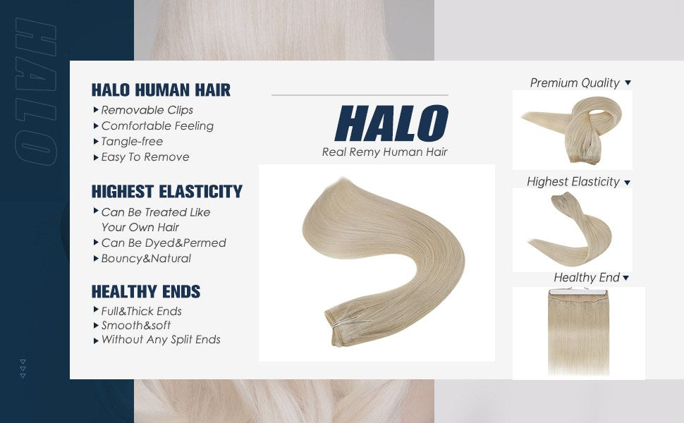 halo human hair