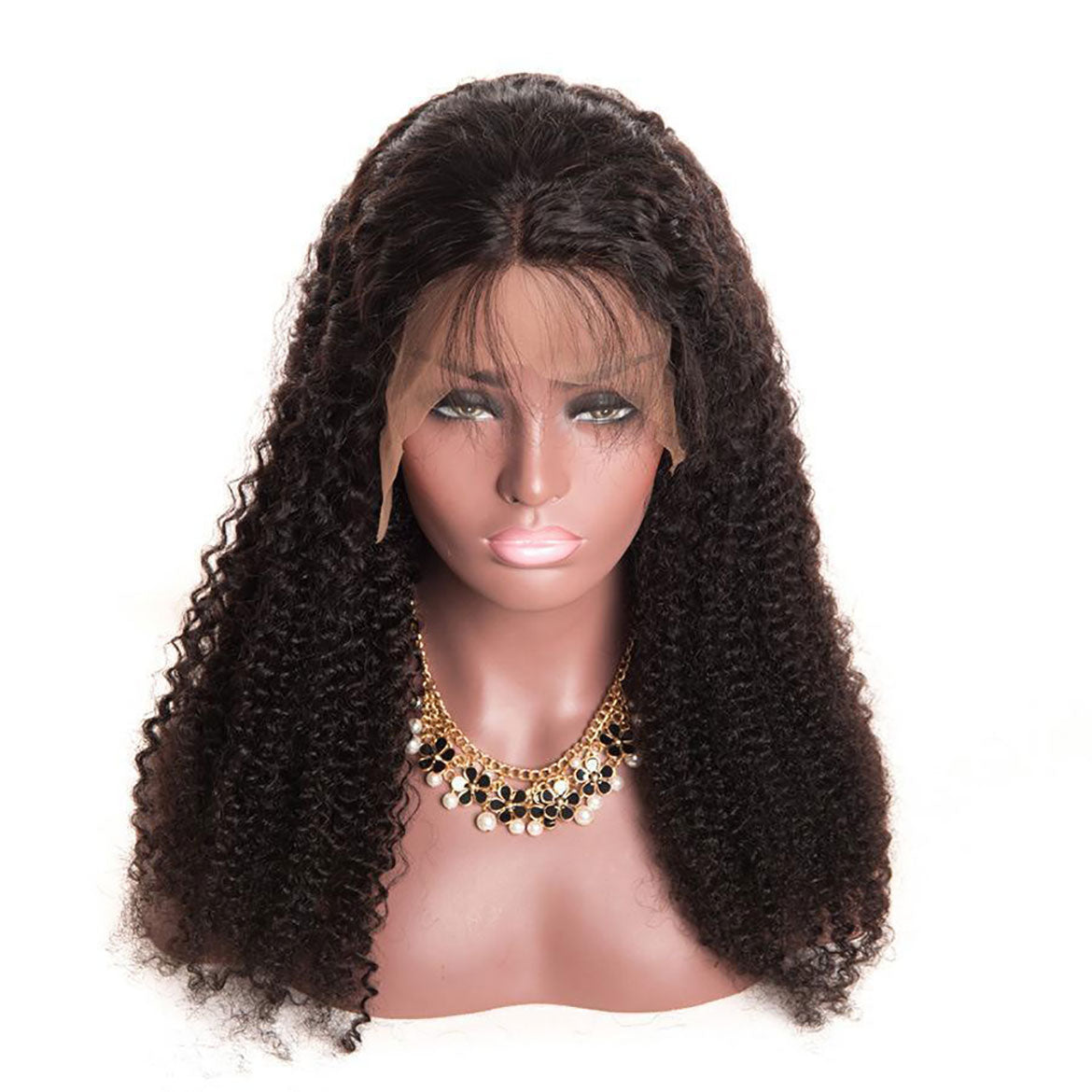 VRBest Undetectable 13x4 Lace Front Wigs Curly Human Hair Wigs