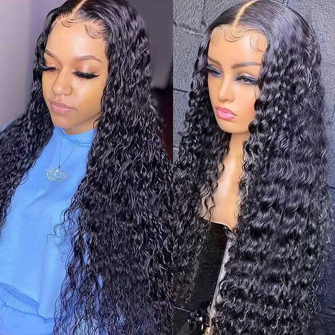 Deep Wave Human Hair Wigs