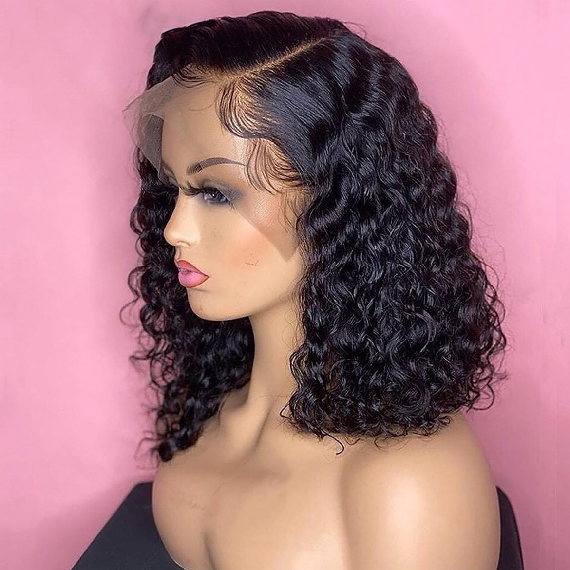 Wet And Wavy Short Lace Front Wigs