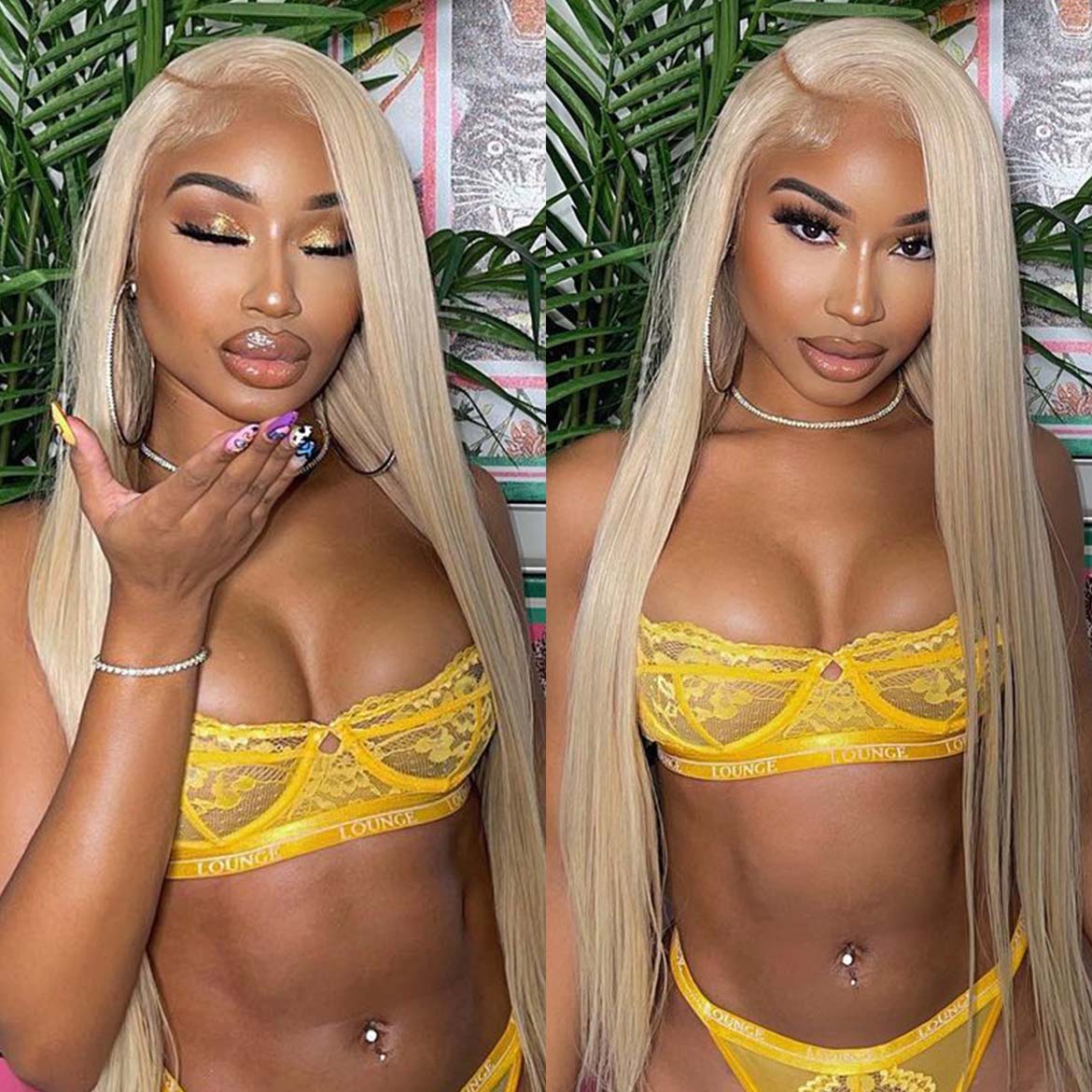 613 Blonde 13x6 Lace Front Wigs Straight Human Hair Wigs