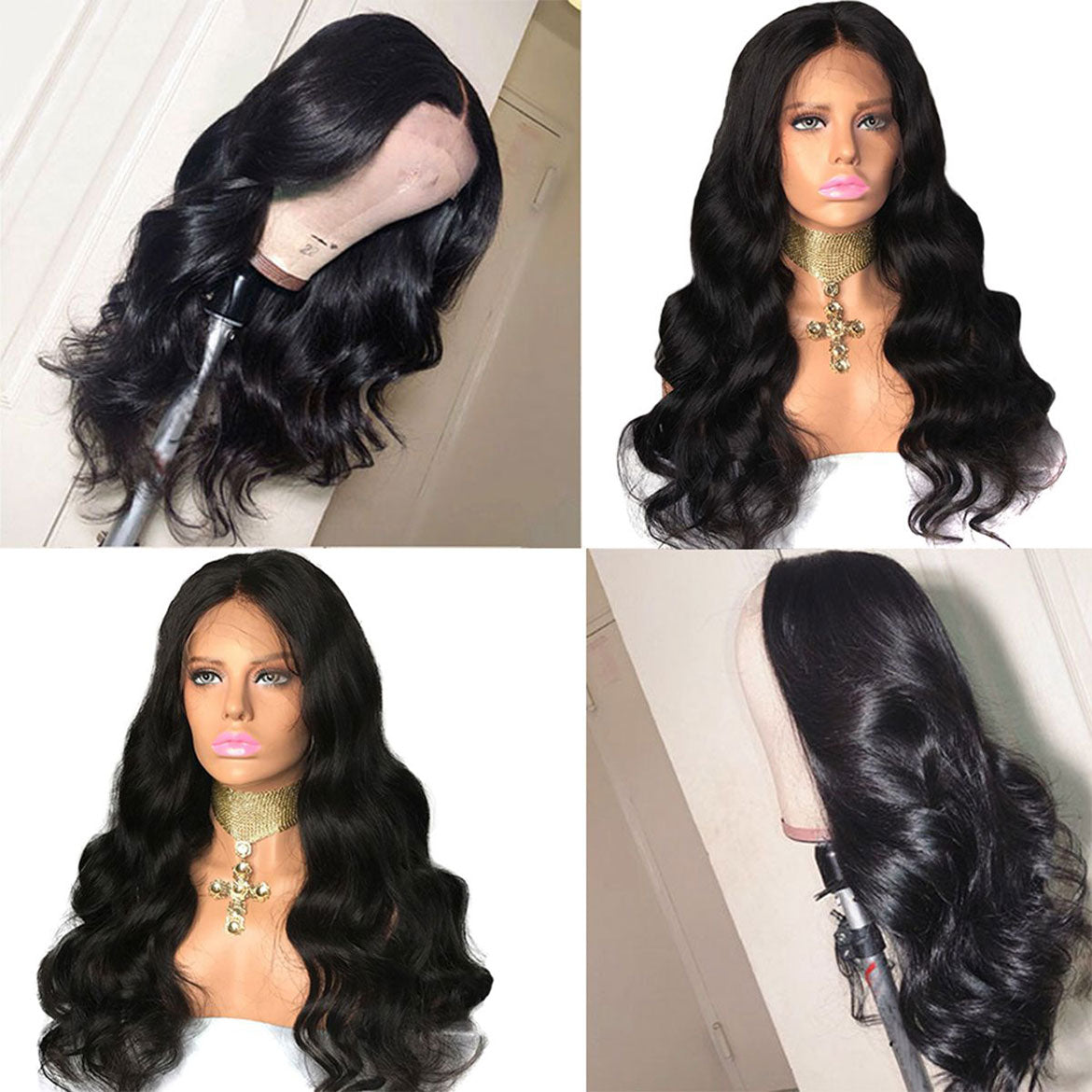 VRBest HD Body Wave Human Hair Wigs