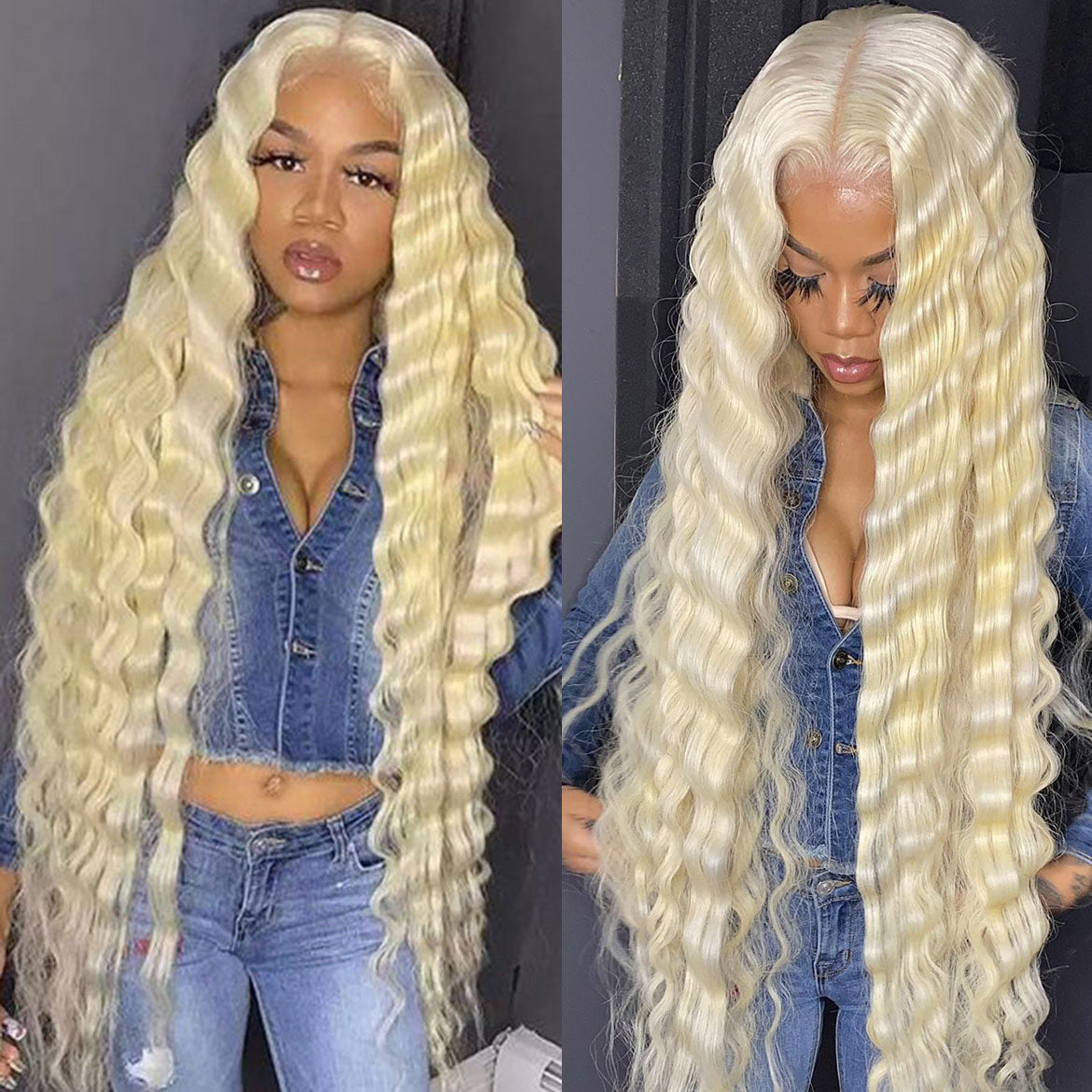 VRBest 613 Deep Wave Human Hair Wigs