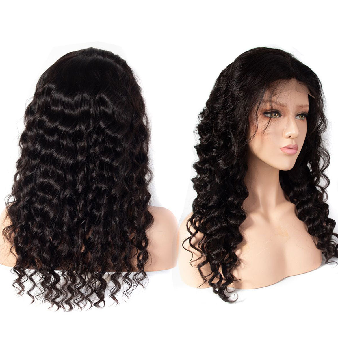 T Part Lace Wigs Loose Deep Wave Human Hair Wigs