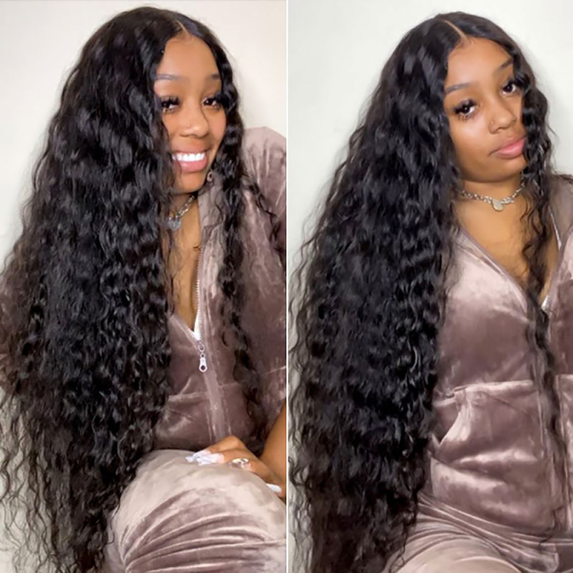 loose deep wave wig