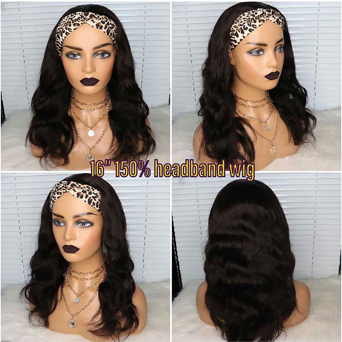 VRBest Body Wave Human Hair Wigs