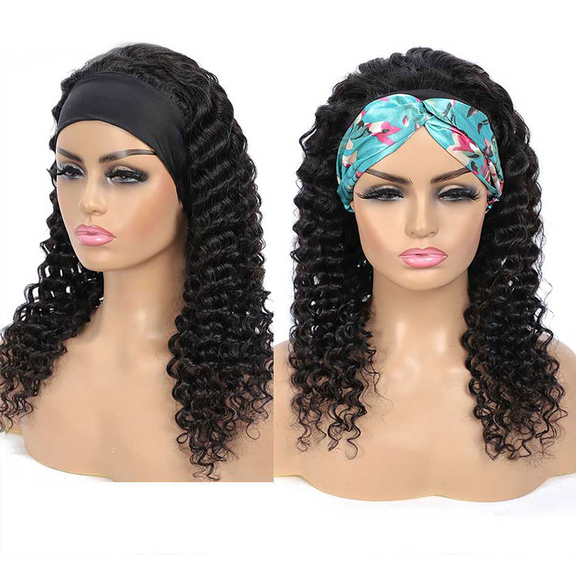 Headband Wigs No Glue Human Hair Wigs