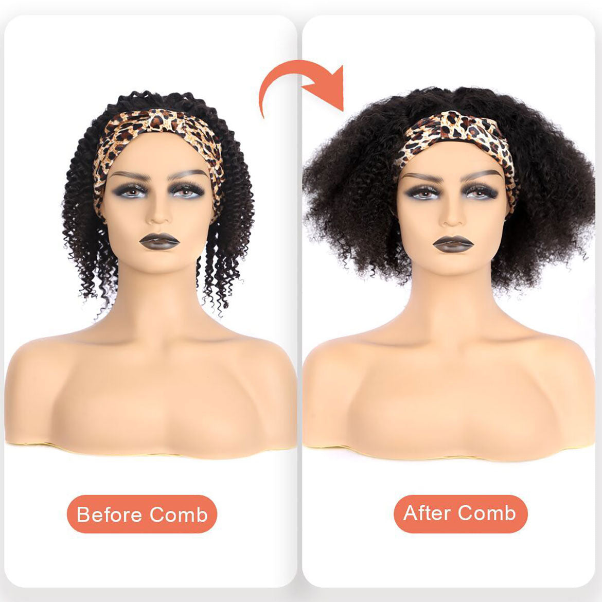 Kinky Curly Human Hair Wigs