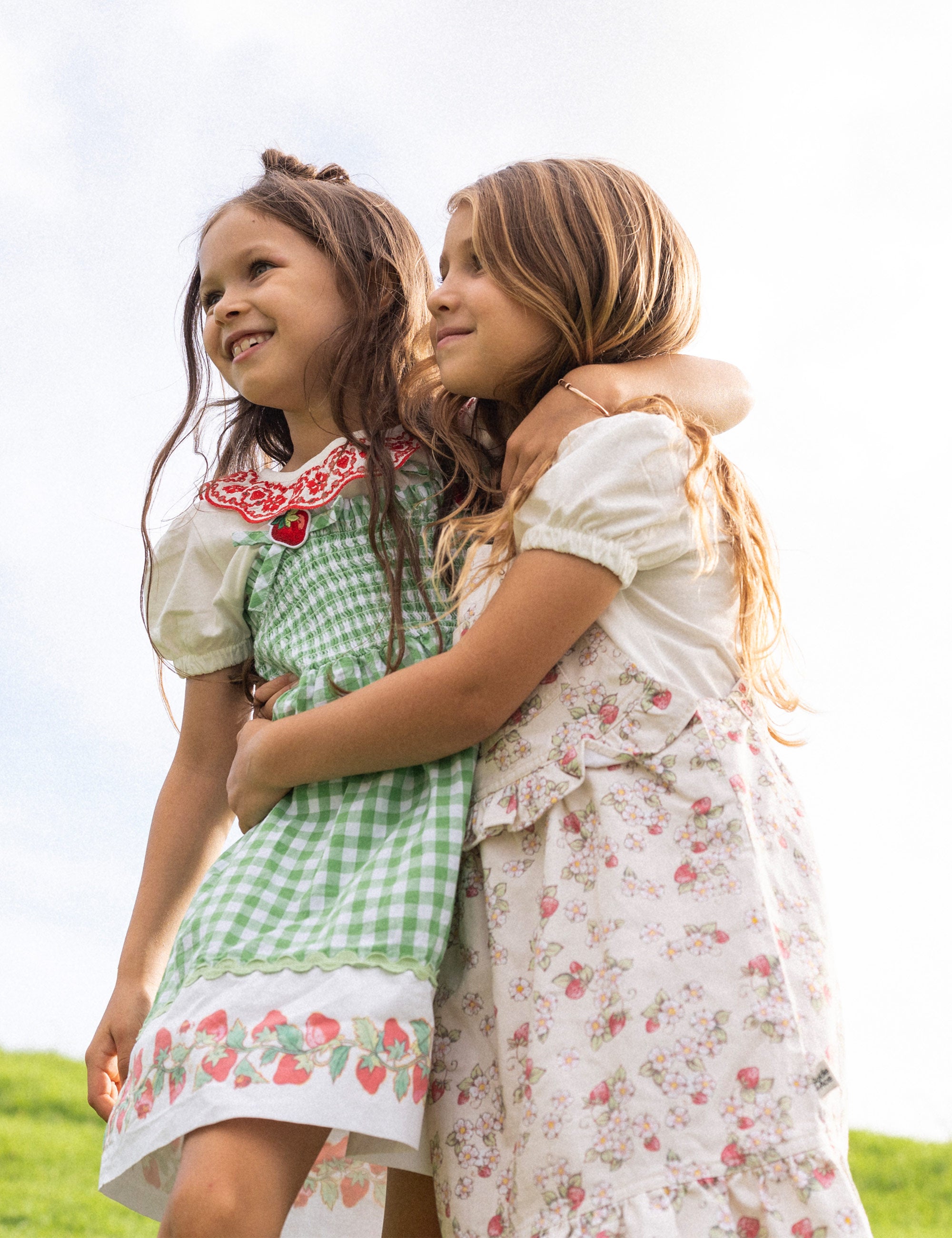 Strawberry Fields Pippa Pinafore Dress Ivory