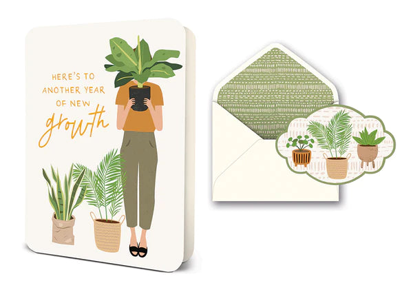 Another Year of New Growth  - Greeting Card