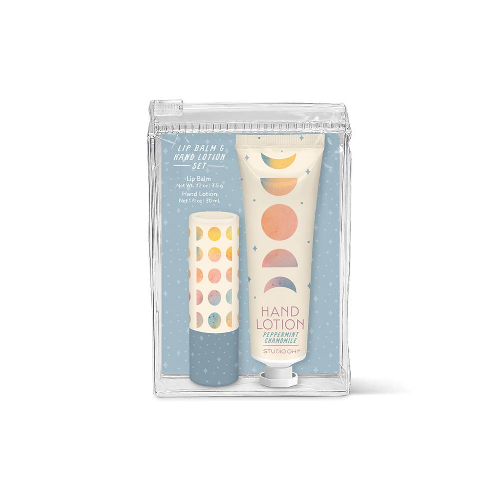 Moon Phases Lip Balm & Hand Lotion Set