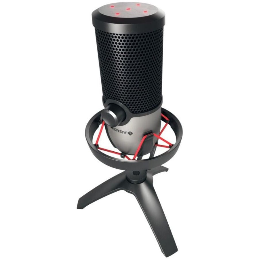 CHERRY UM 6.0 Advanced Wired Microphone - Silver Black - 8.20 ft - 20 Hz to 20 kHz - Cardi