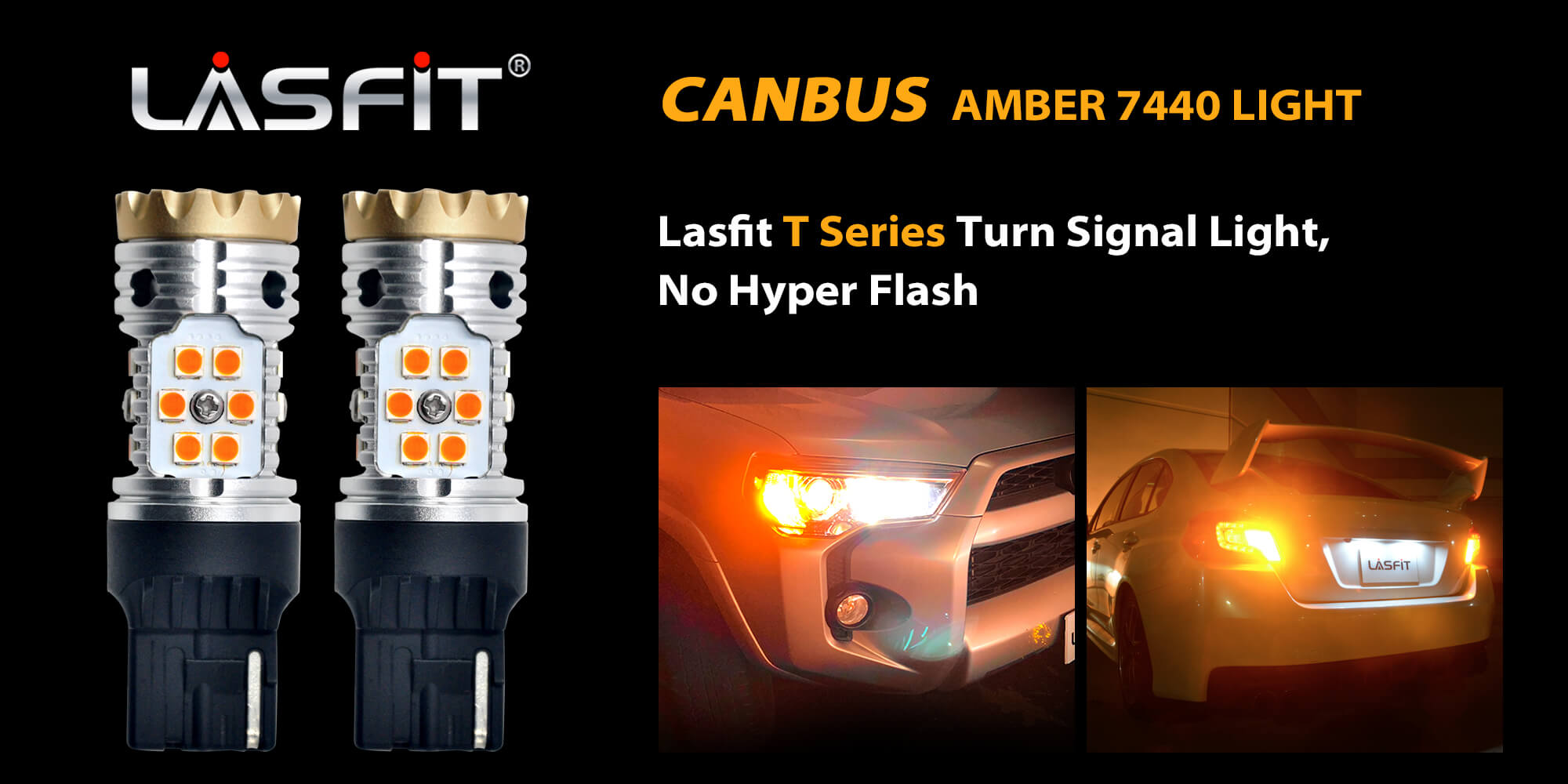 amber 7440 turn signal lights