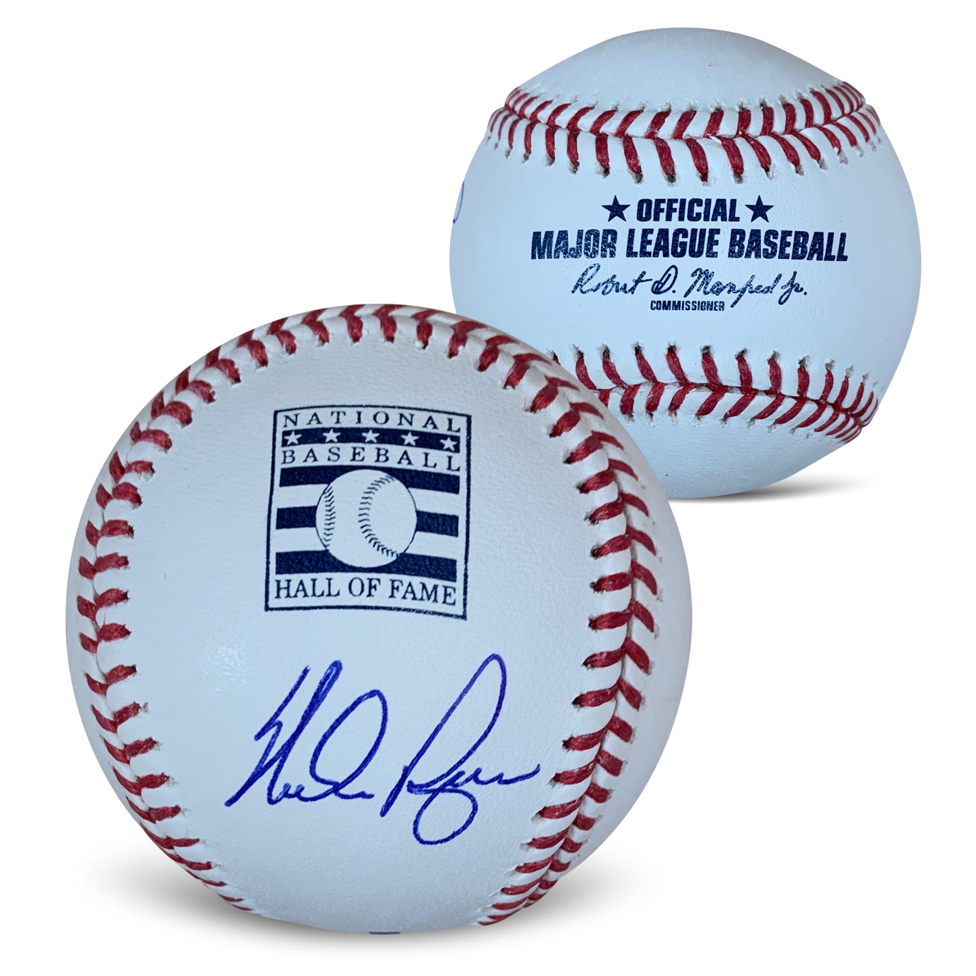 Nolan Ryan Autographed MLB Signed Hall of Fame HOF Baseball Beckett COA With UV Display Case