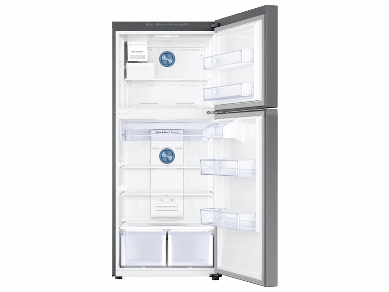 18 cu. ft. Top Freezer Refrigerator with FlexZone? and Ice Maker in Stainless Steel