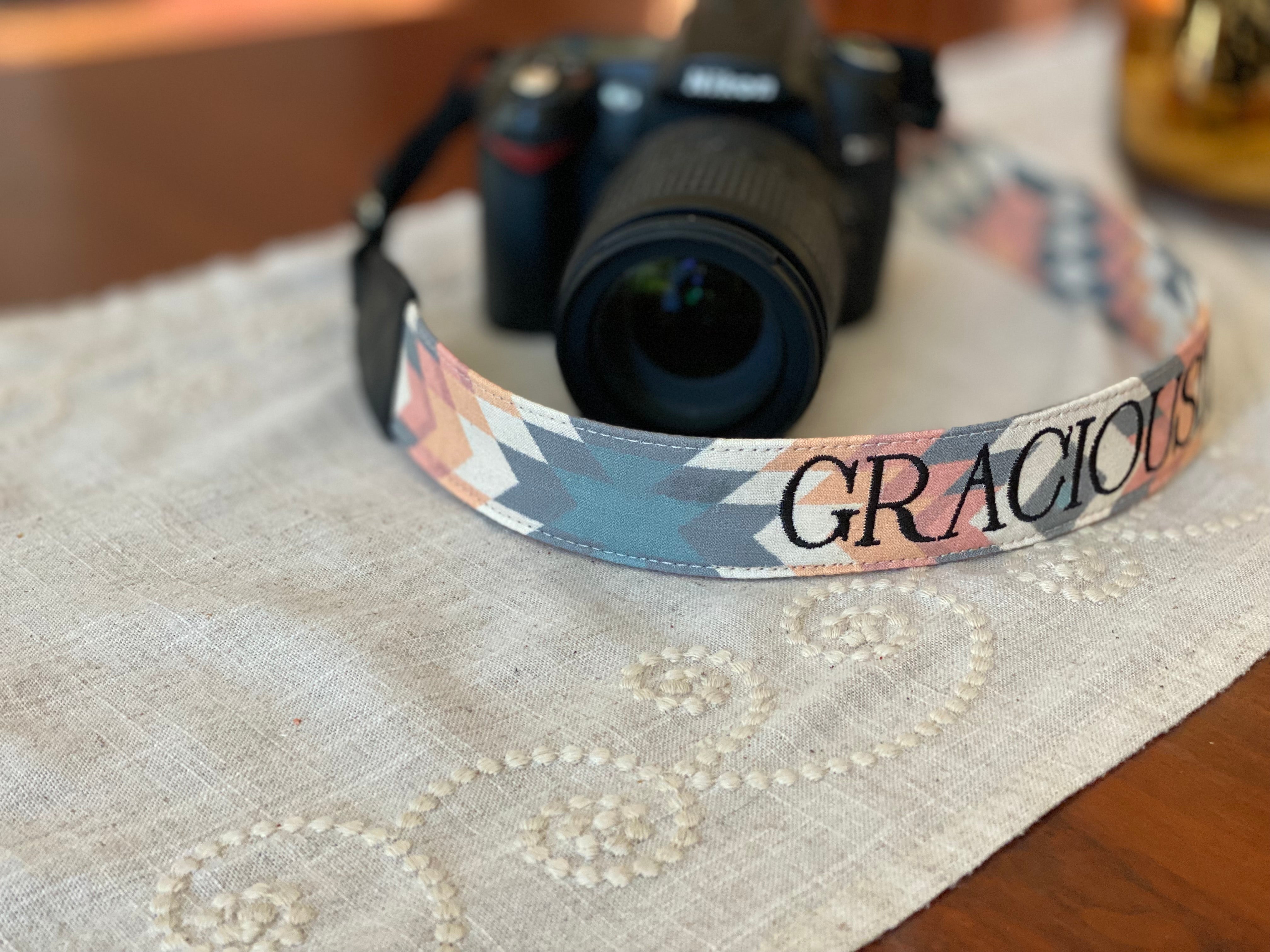 Personalized Camera Strap | Girly Southwest Camera Strap | Duke & Fox?