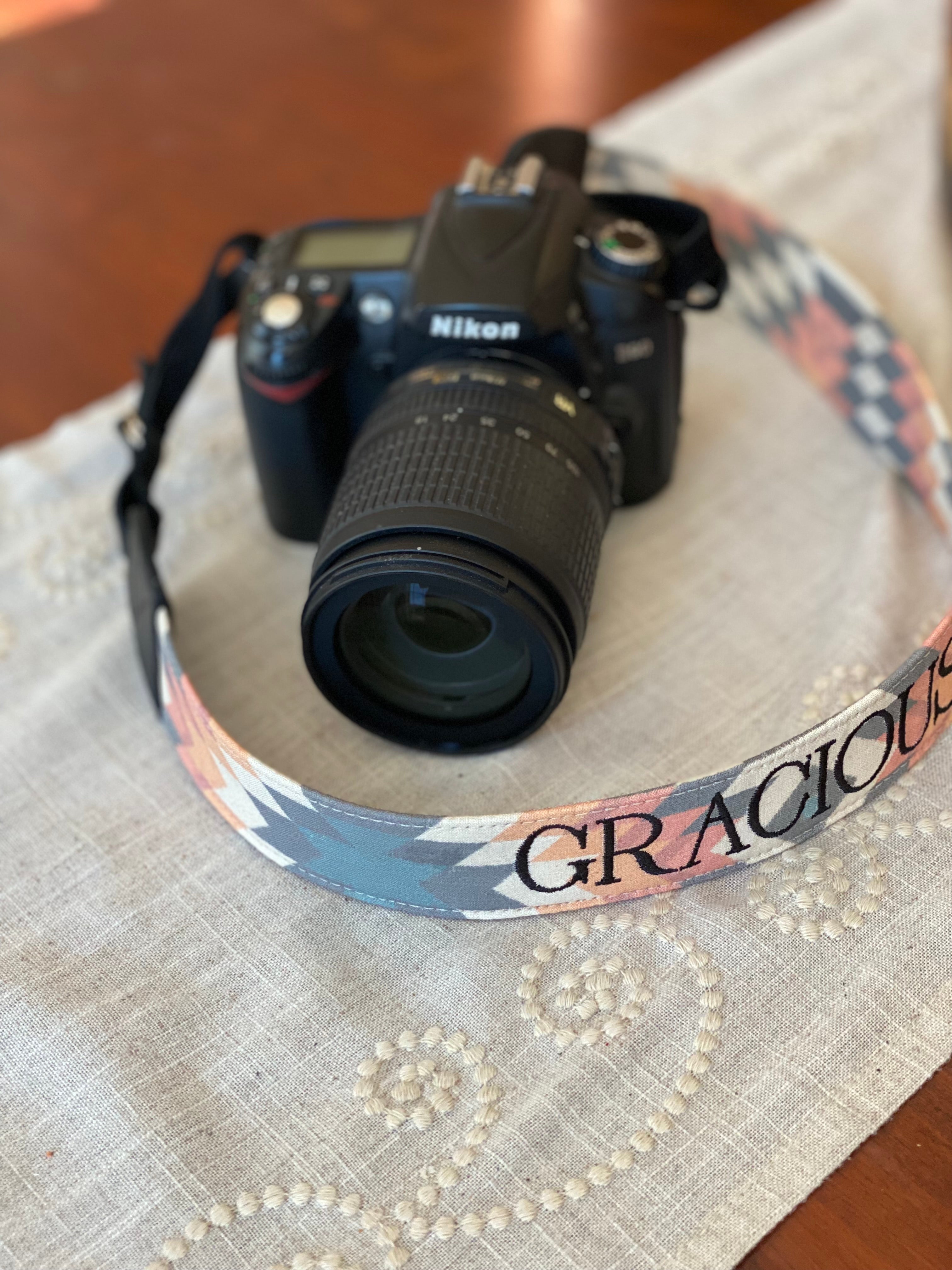 Personalized Camera Strap | Girly Southwest Camera Strap | Duke & Fox?