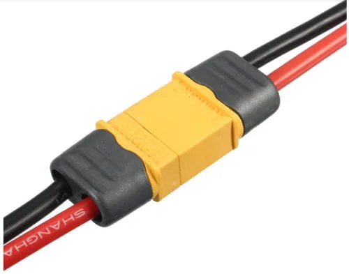 Amass XT60 Connector Pigtail Male XT60 Plug with 10cm 14AWG Silicone Wire Lead