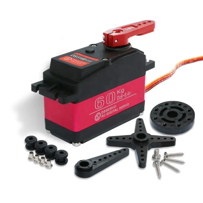 DS5160MG Large Metal Gear Digital Servo for RC Car Boat (60kg)