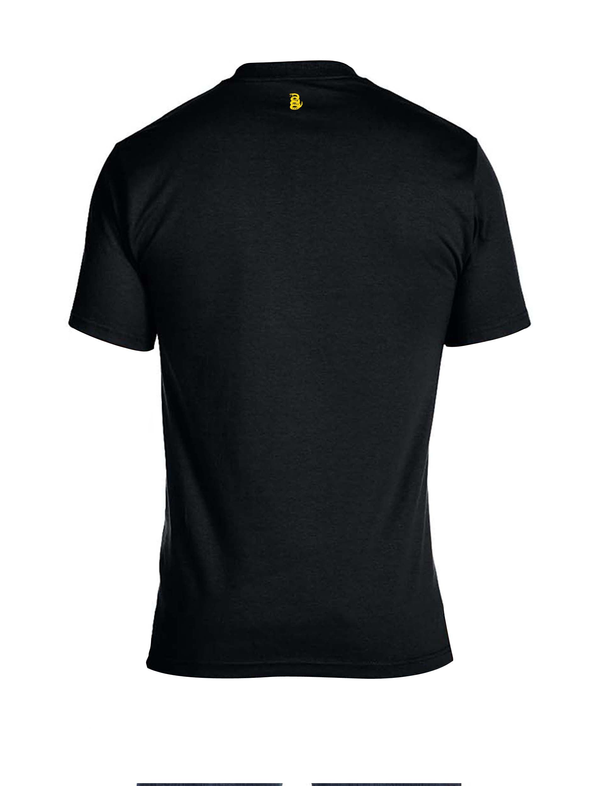 Battleraddle Basic Line Snake Patch Back Mens Blended T Shirt