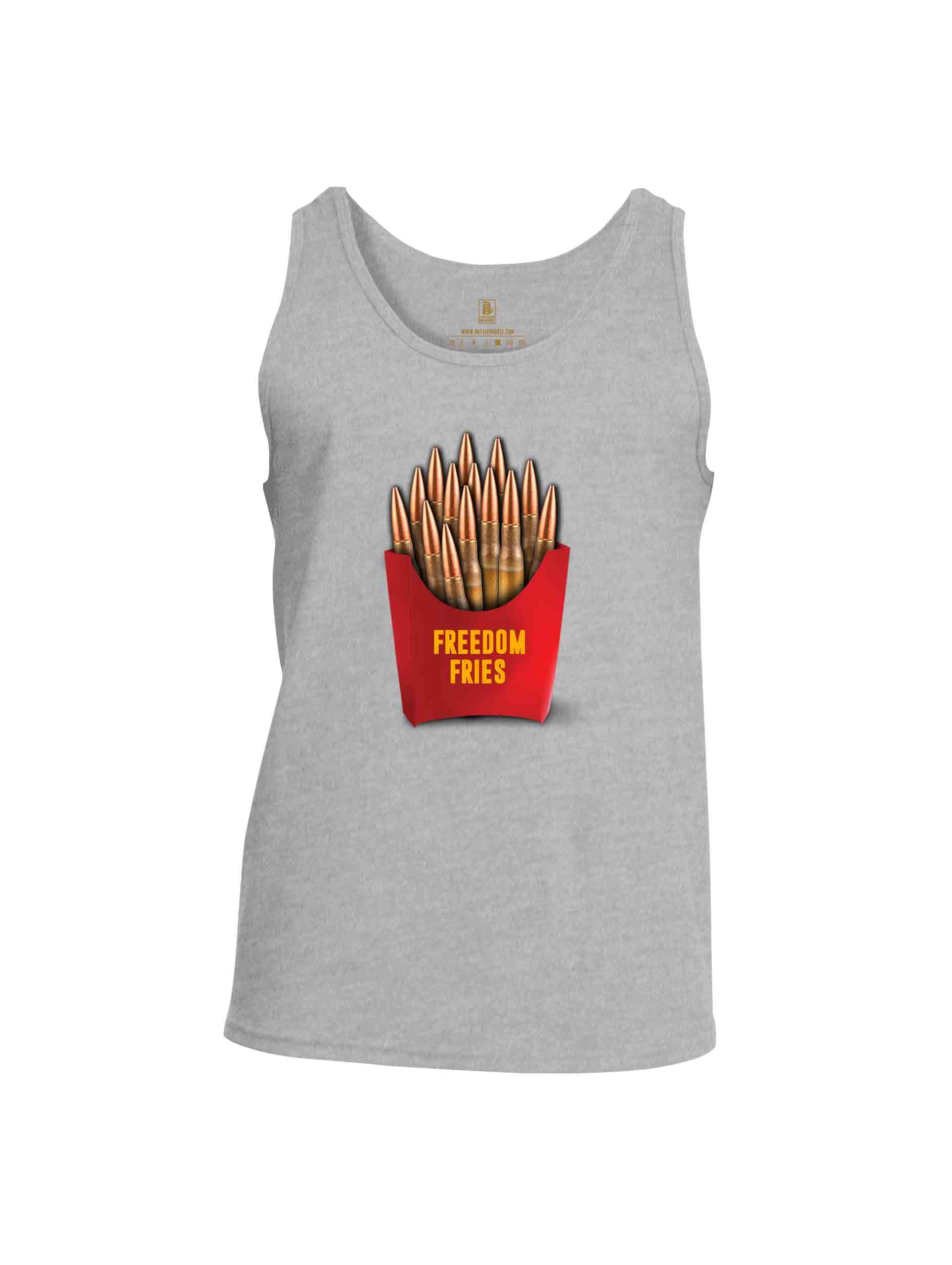 Battleraddle Freedom Fries Mens Cotton Tank Top