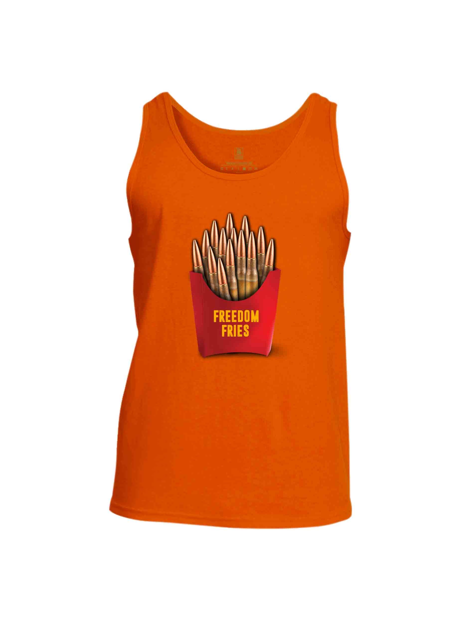 Battleraddle Freedom Fries Mens Cotton Tank Top