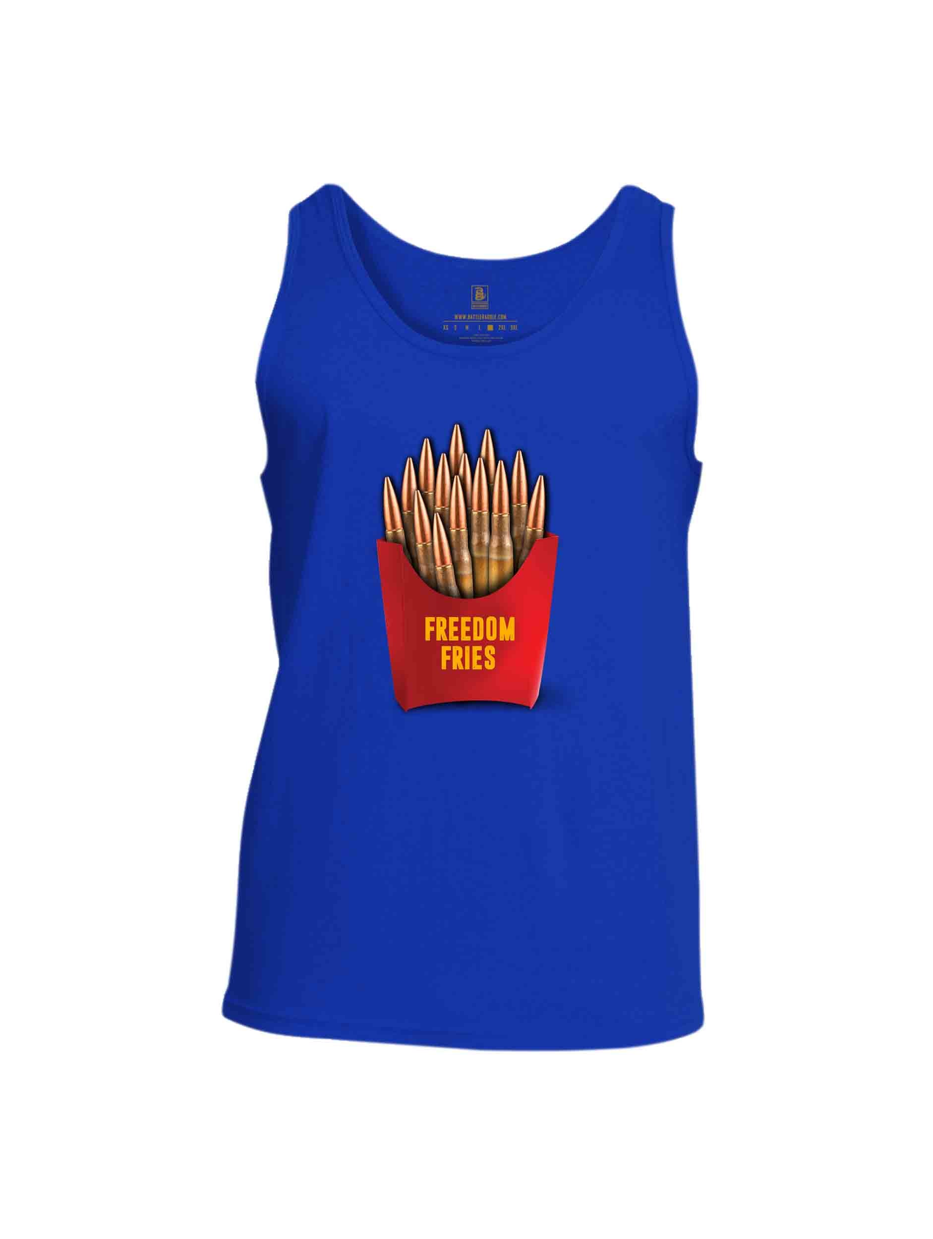 Battleraddle Freedom Fries Mens Cotton Tank Top