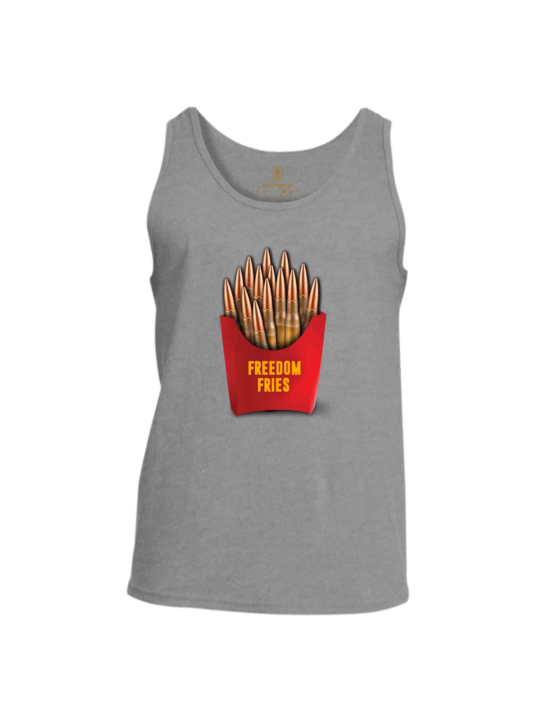 Battleraddle Freedom Fries Mens Cotton Tank Top