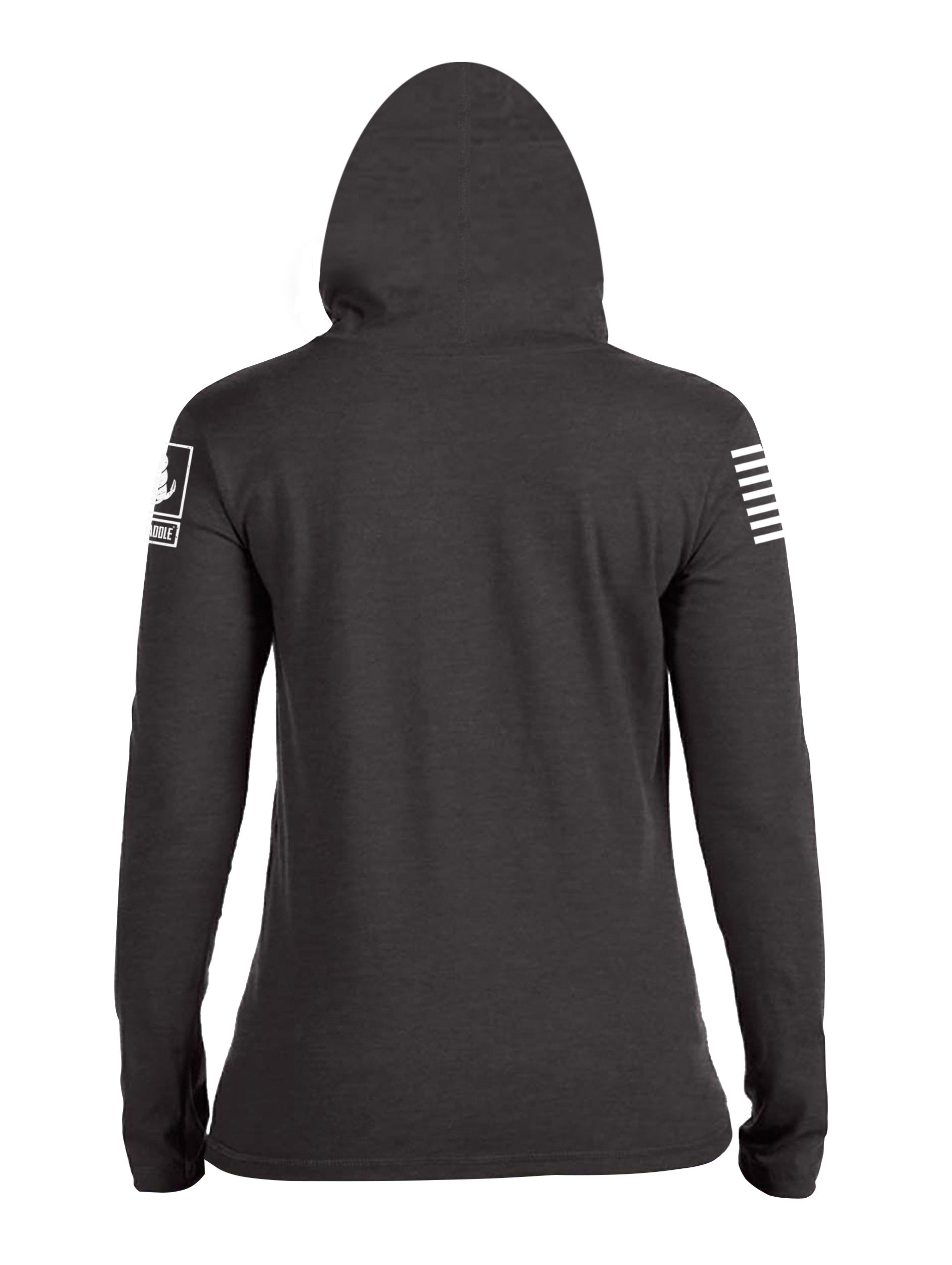 Battleraddle The Fire Fight Zone Womens Thin Cotton Lightweight Hoodie