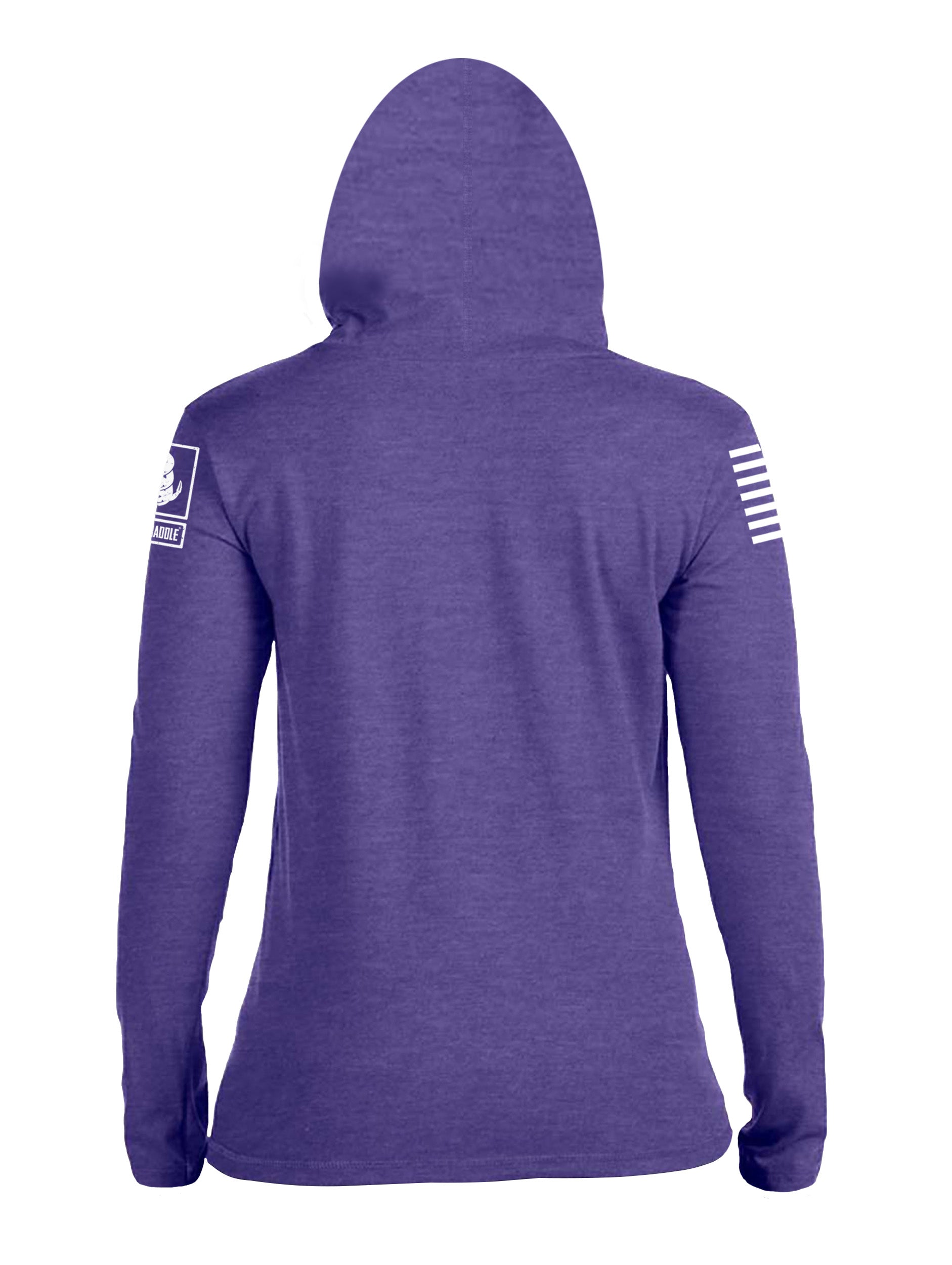 Battleraddle The Fire Fight Zone Womens Thin Cotton Lightweight Hoodie