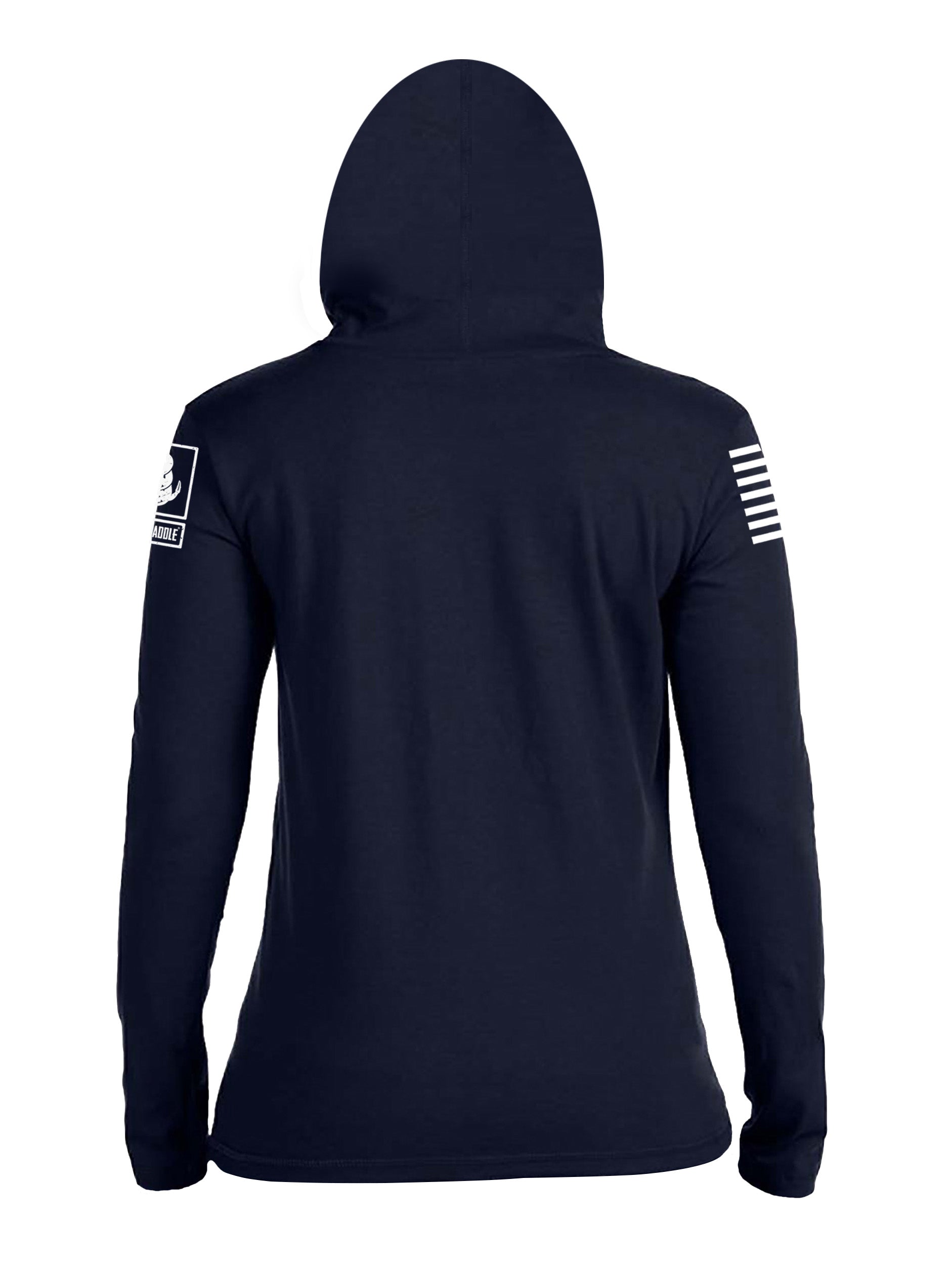 Battleraddle The Fire Fight Zone Womens Thin Cotton Lightweight Hoodie