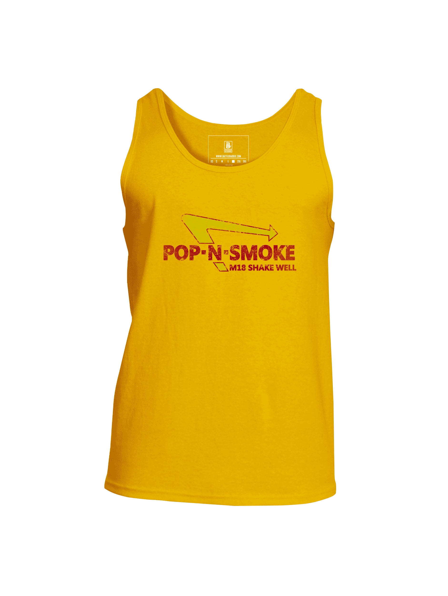 Battleraddle Pop-N-Smoke M18 Shake Well V2 Mens Cotton Tank Top