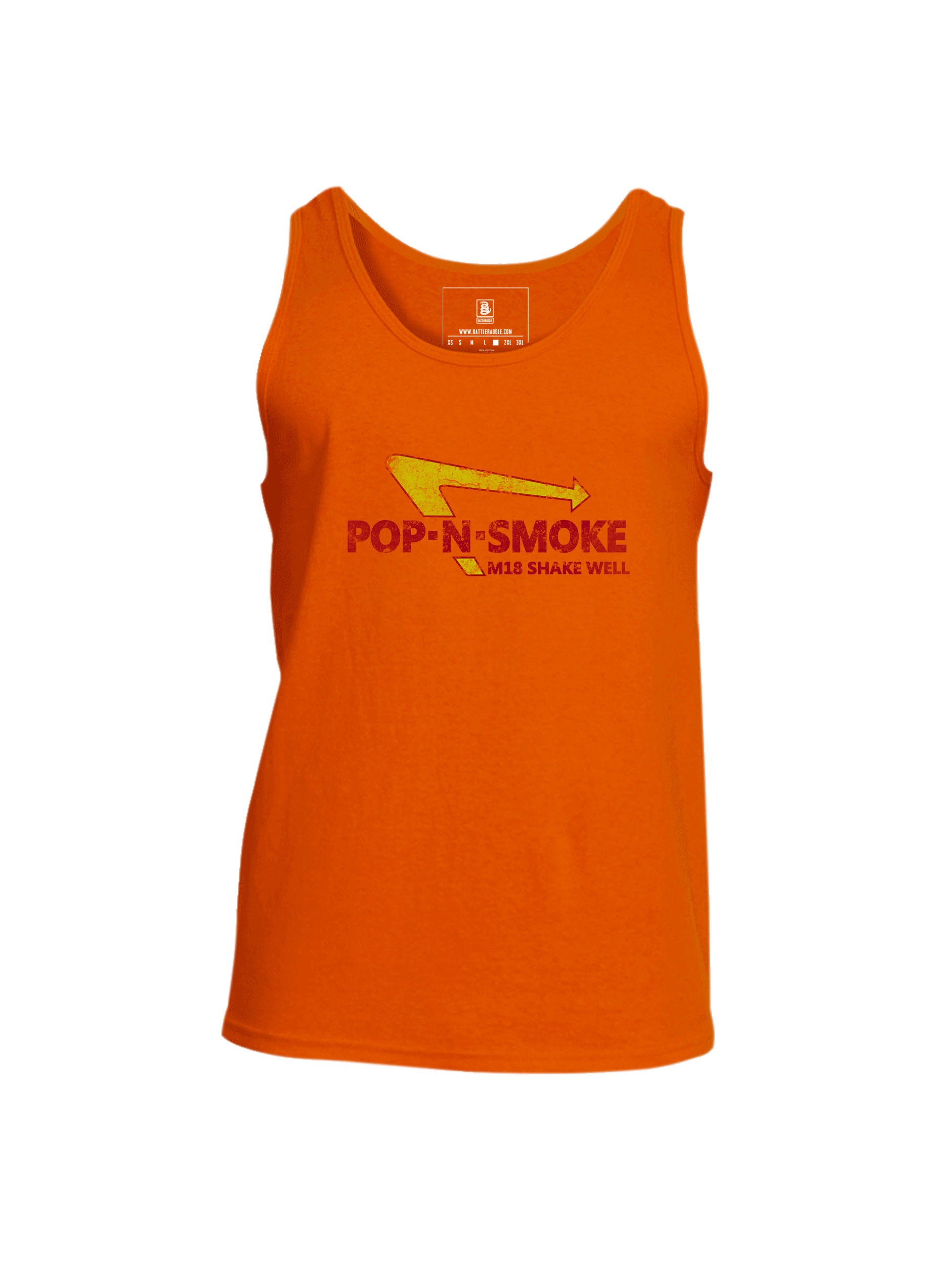 Battleraddle Pop-N-Smoke M18 Shake Well V2 Mens Cotton Tank Top