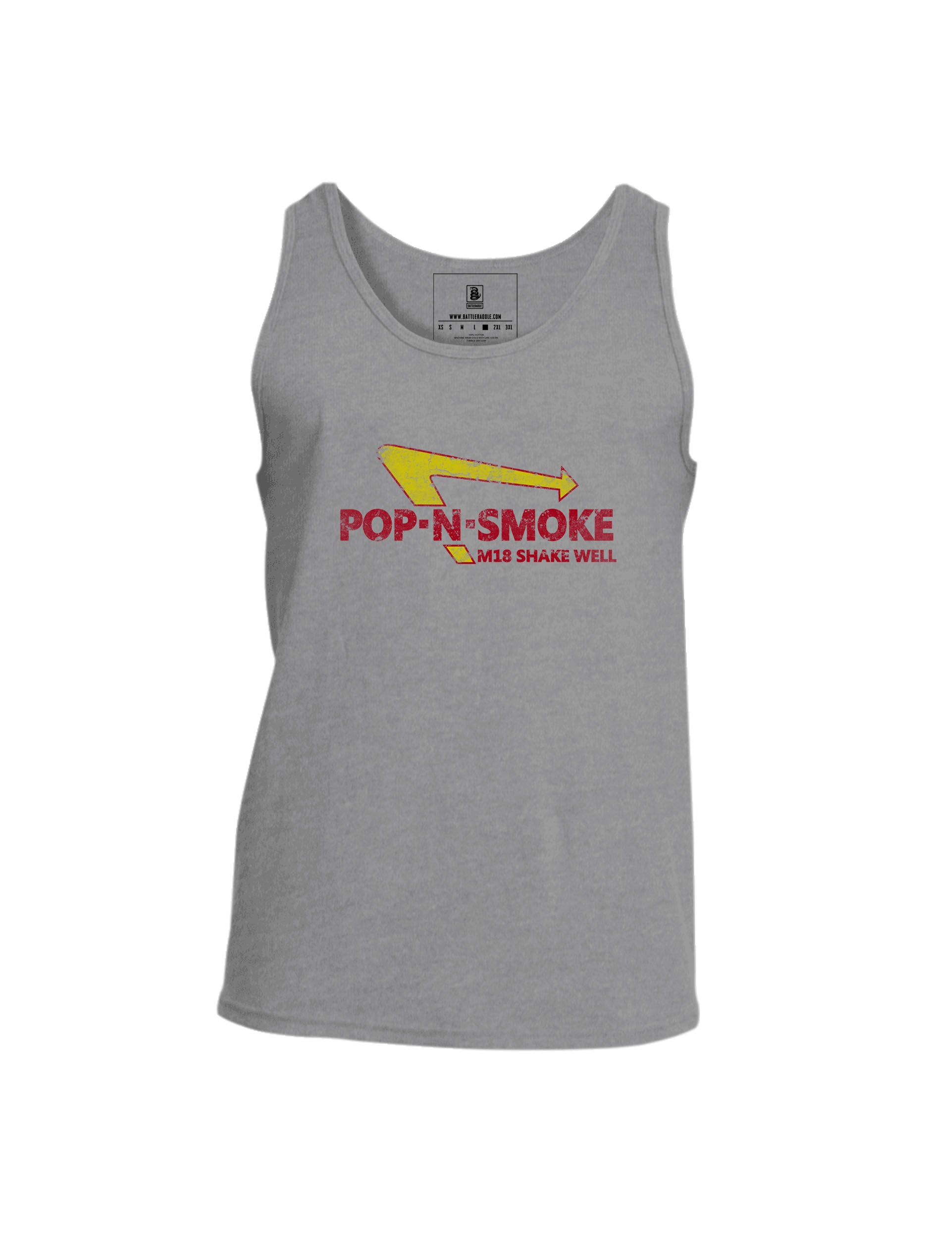 Battleraddle Pop-N-Smoke M18 Shake Well V2 Mens Cotton Tank Top