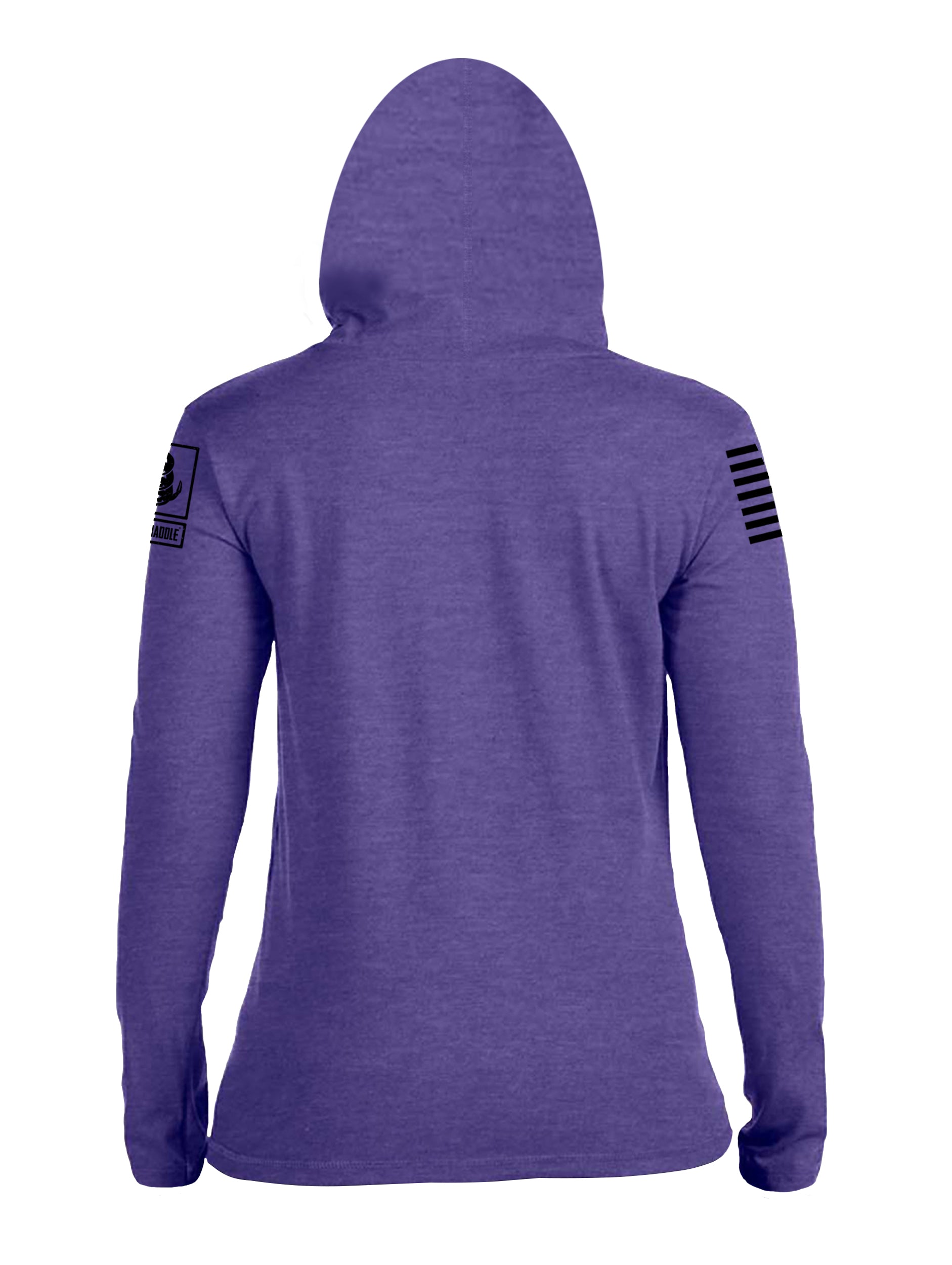 Battleraddle Best Guns Womens Cotton Lightweight Hoodie