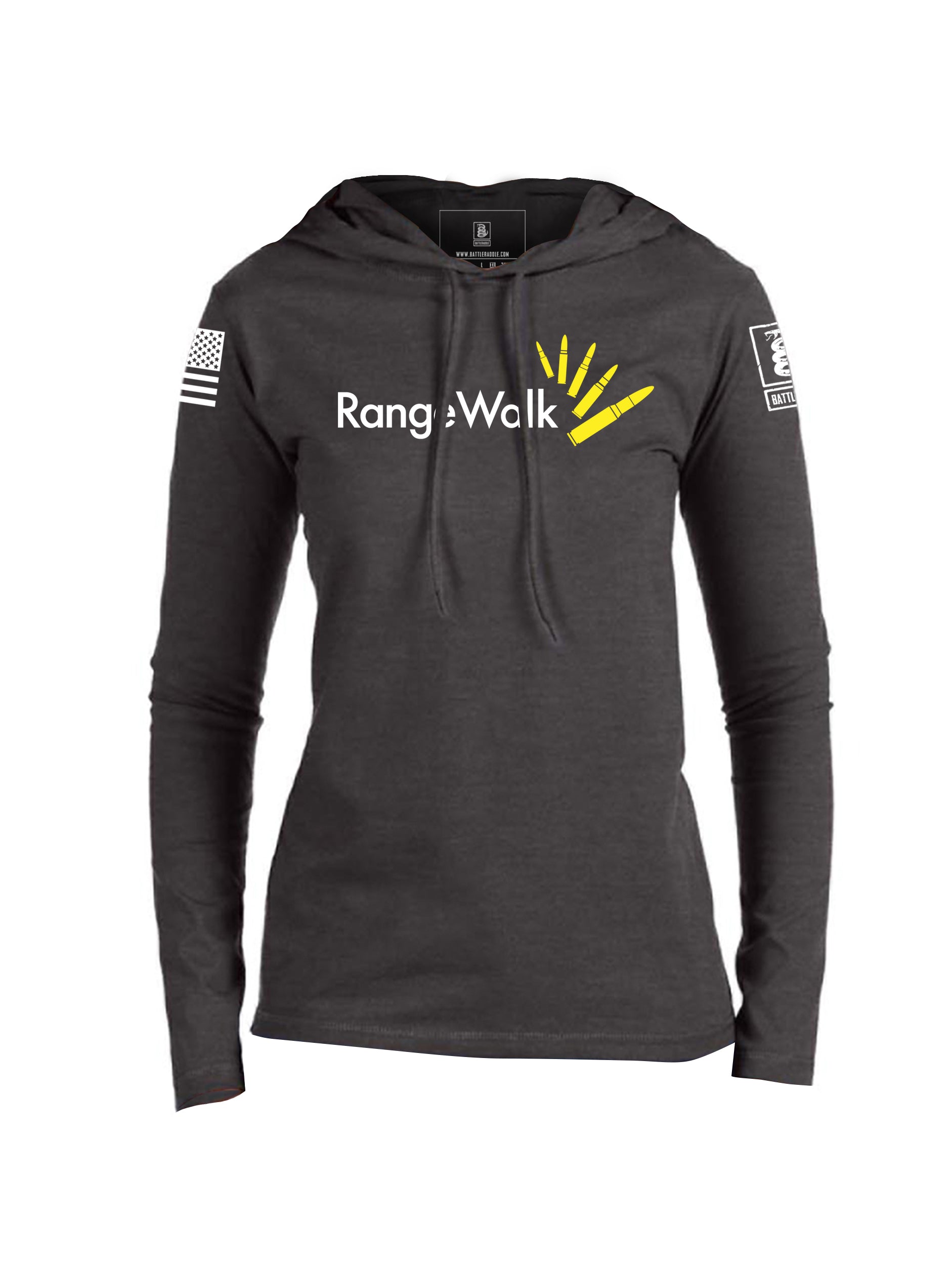 Battleraddle Range Walk Womens Cotton Thin Lightweight Hoodie