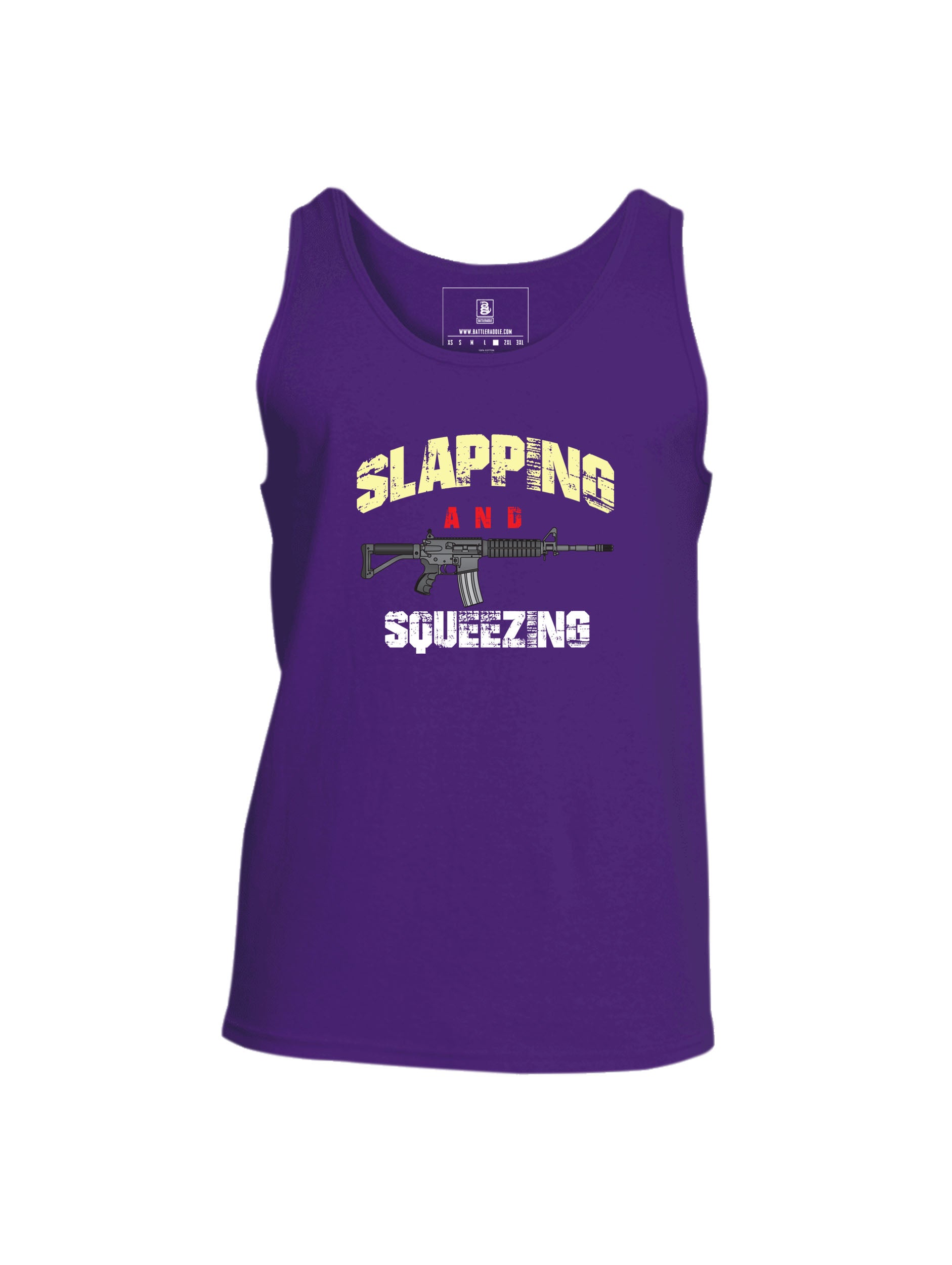 Battleraddle Slapping And Squeezing Mens Cotton Tank Top