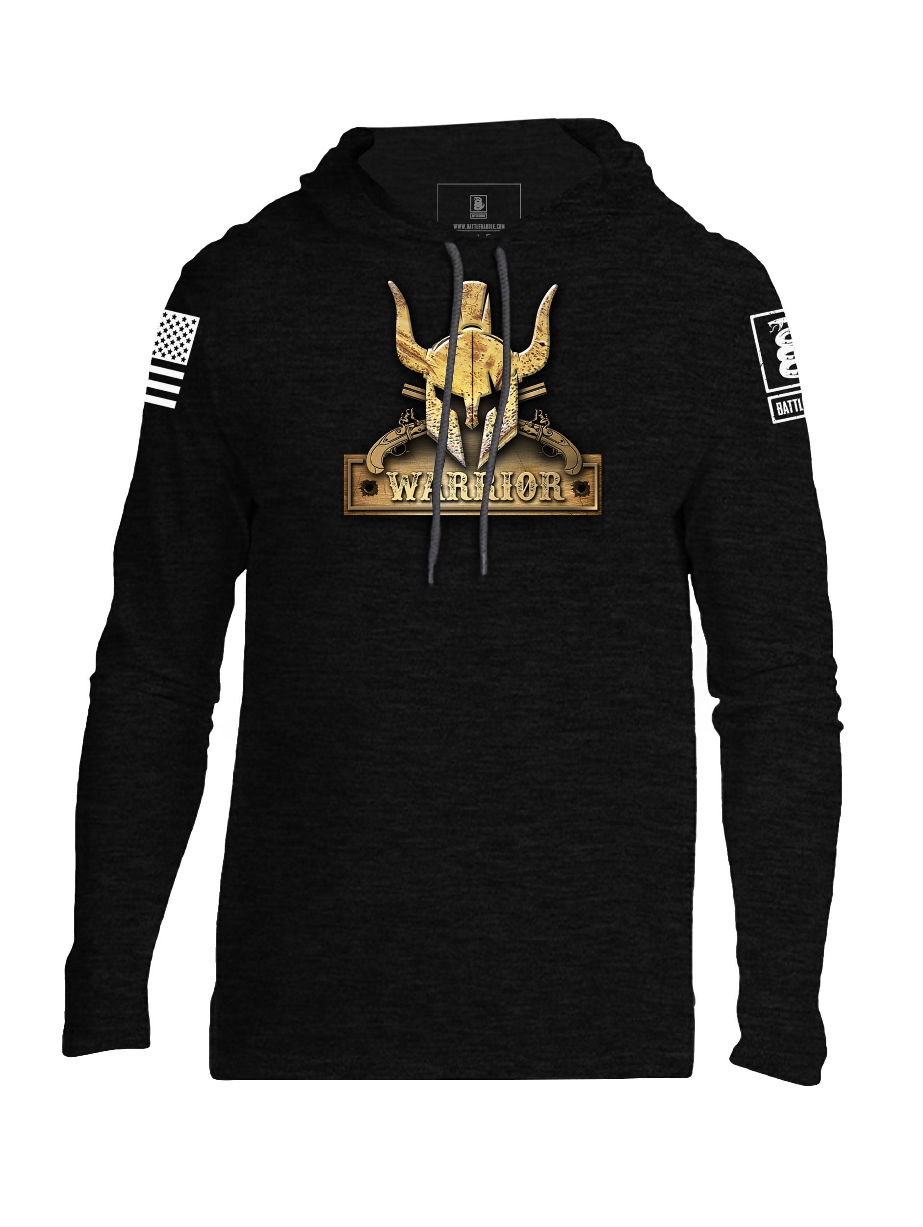 Battleraddle Spartan Warrior Mens Thin Cotton Lightweight Hoodie