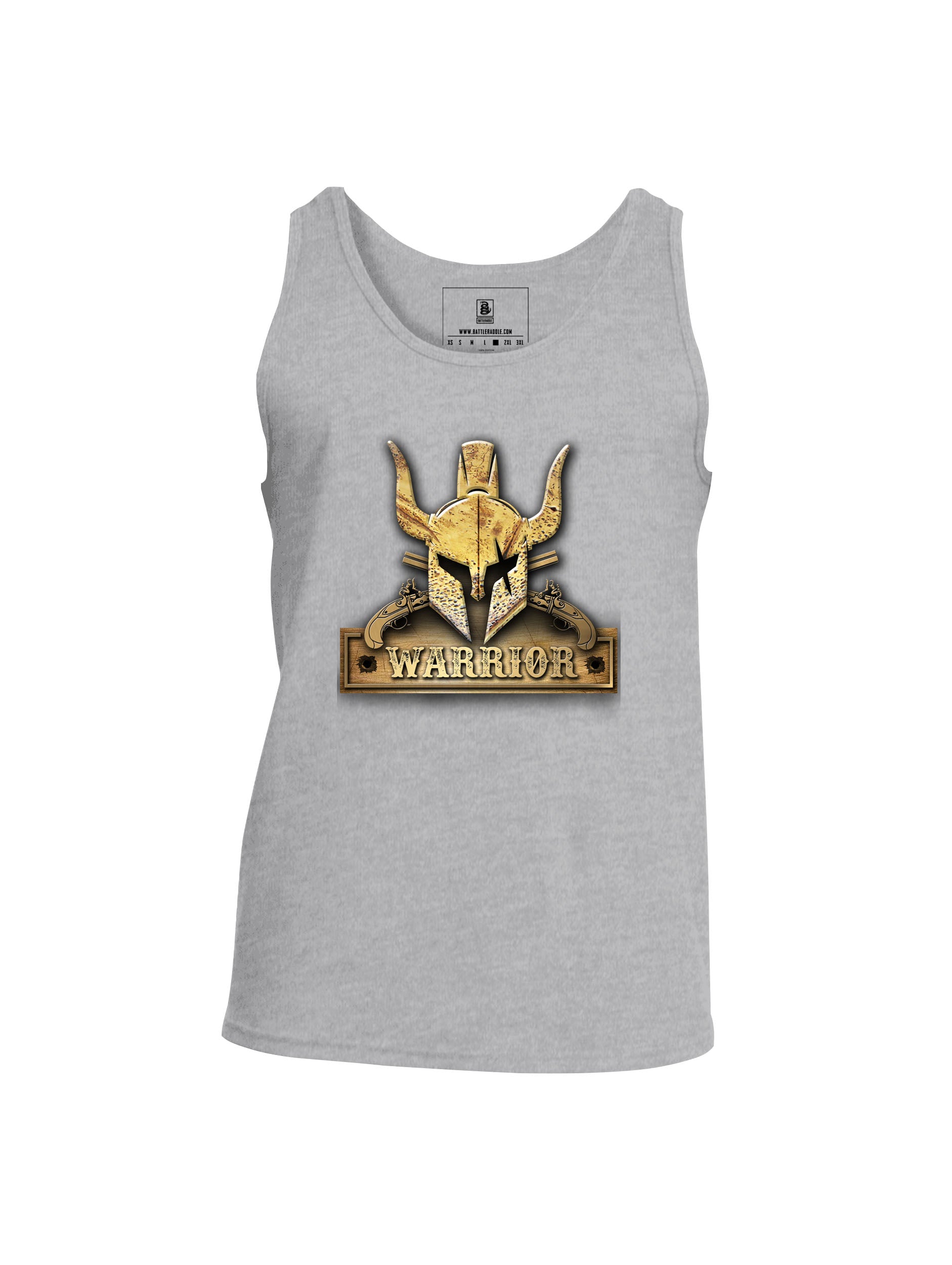 Battleraddle Spartan Warrior Mens Cotton Tank Top